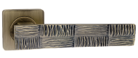 Дверная ручка RENZ мод. Tortuga - Морская черепаха (бронза матовая античная) DH 655-02